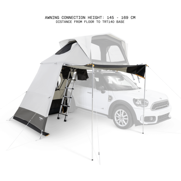 Dometic Etuteltta TRT (RT Awning S) – yhteensopiva TRT 140 AIR -kattoteltan kanssa