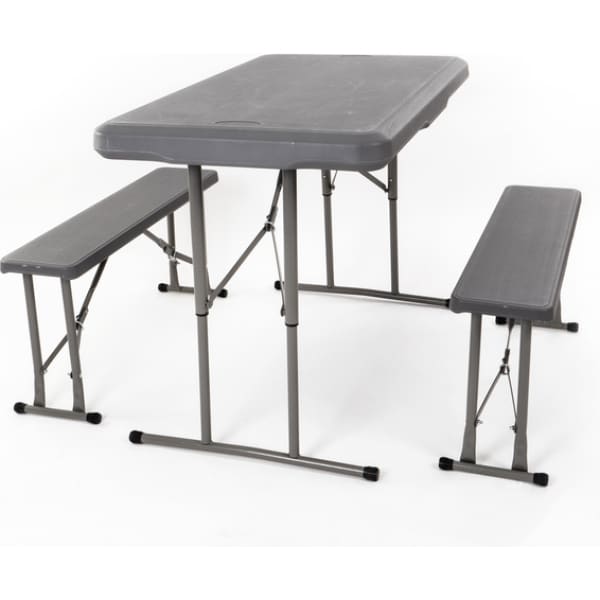 Reimo Retkipöytäsetti Easy – Kokoontaitettava Pöytä ja 2 Penkkiä (Salkkumalli)