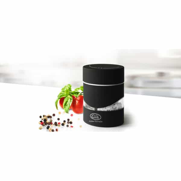 Camp4 Suola- ja pippurimylly 2-in-1 – Tilaa säästävä (Musta)