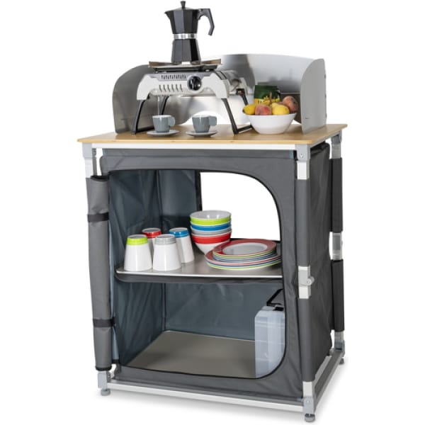 Reimo Retkikeittiö Bamboo Quick Mini – Kokoontaitettava leirikeittiö pikamekanismilla