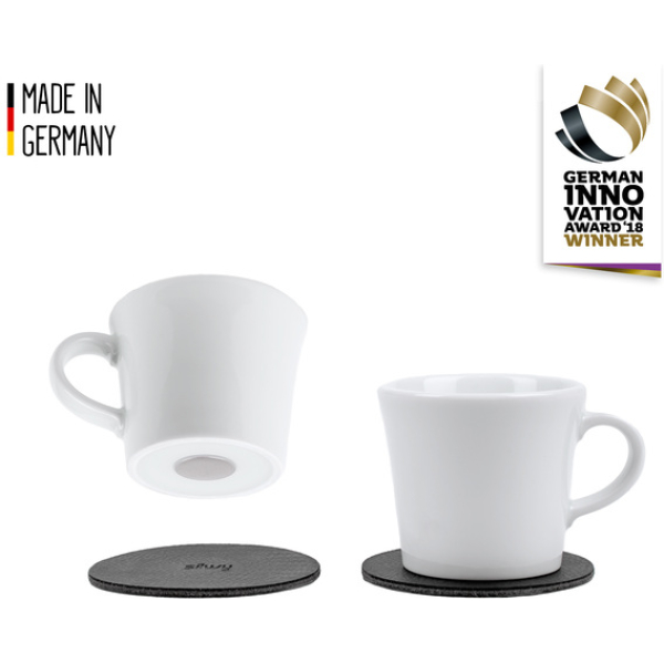 Silwy Magneettiset posliini-espressokupit 2 kpl (70 ml)