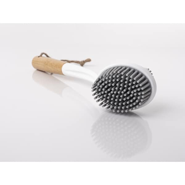 Silikoninen tiskiharja bambuvarrella – Hygieeninen ja naarmuttamaton