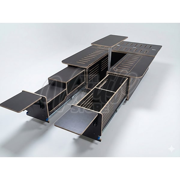 Retkeilymoduulit pakettiautoon – Valmiit kokonaisuudet