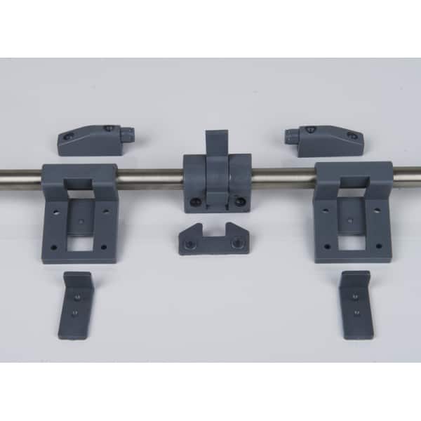 Reimo Pöydän liukukisko seinäkiinnityksellä – 1 metrin ruostumaton teräskisko