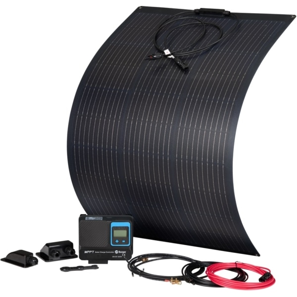 Berger Deluxe Flex 100 W - Taipuisa aurinkopaneelisarja retkeilyautoon