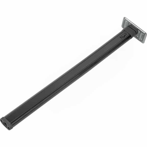 Taitettava pöytäjalka nivelletty 675 mm - antrasiitti