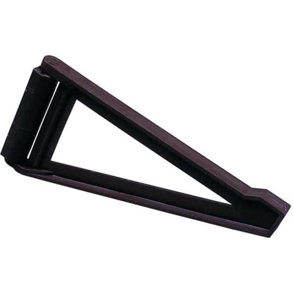 Taitettavan pöydän tukijalka pienille lisätasoille - ruskea ja harmaa