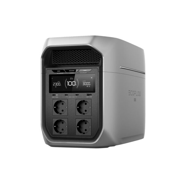 EcoFlow DELTA 3 Max Plus (2048Wh) virta-asema, 3000 W invertterillä