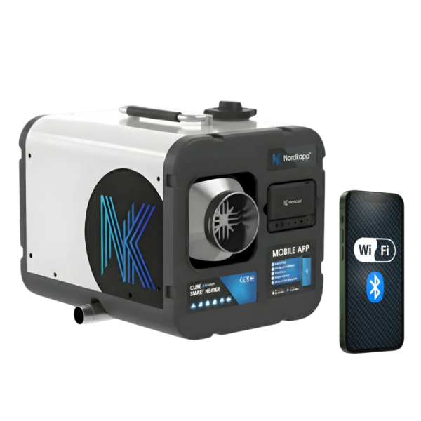 Nordkapp Cube Wi-Fi ja Bluetooth kannettava diesel-lämmitin