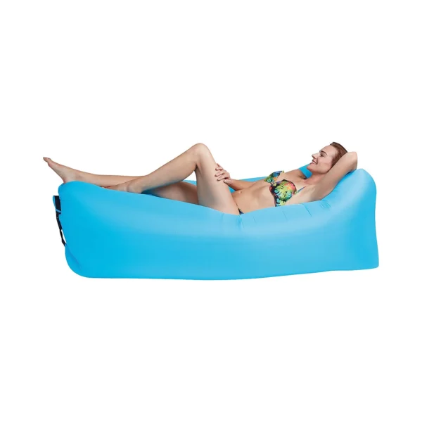 Happy People Lounger-To Go 2.0 ilmatäytteinen lepotuoli (sininen)