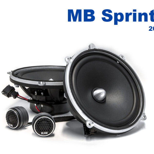 BLAM 165 RS Sprinter kaiutinsarja Mercedes-Benz Sprinter 2018 alkaen