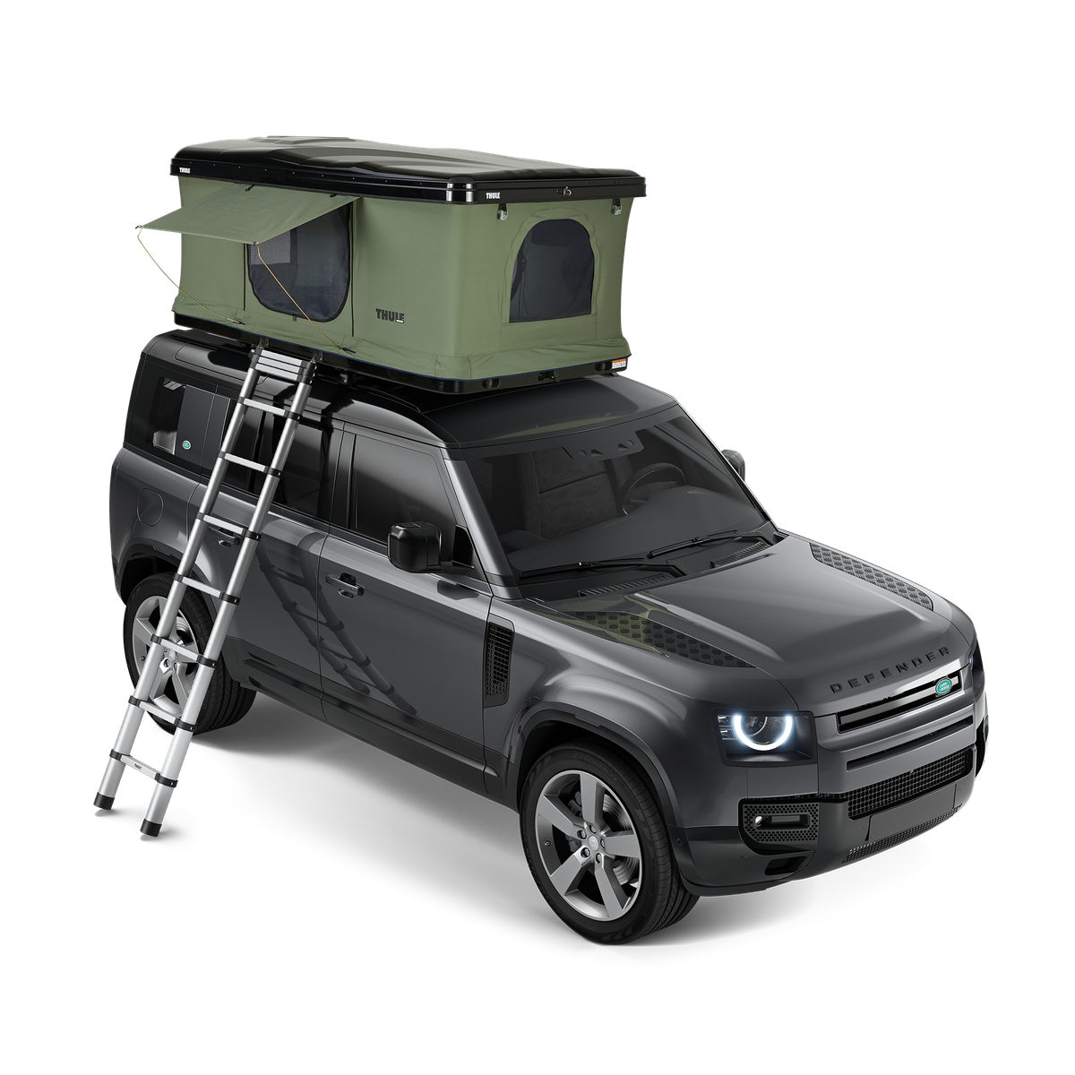 Thule kattoteltta auton katolla