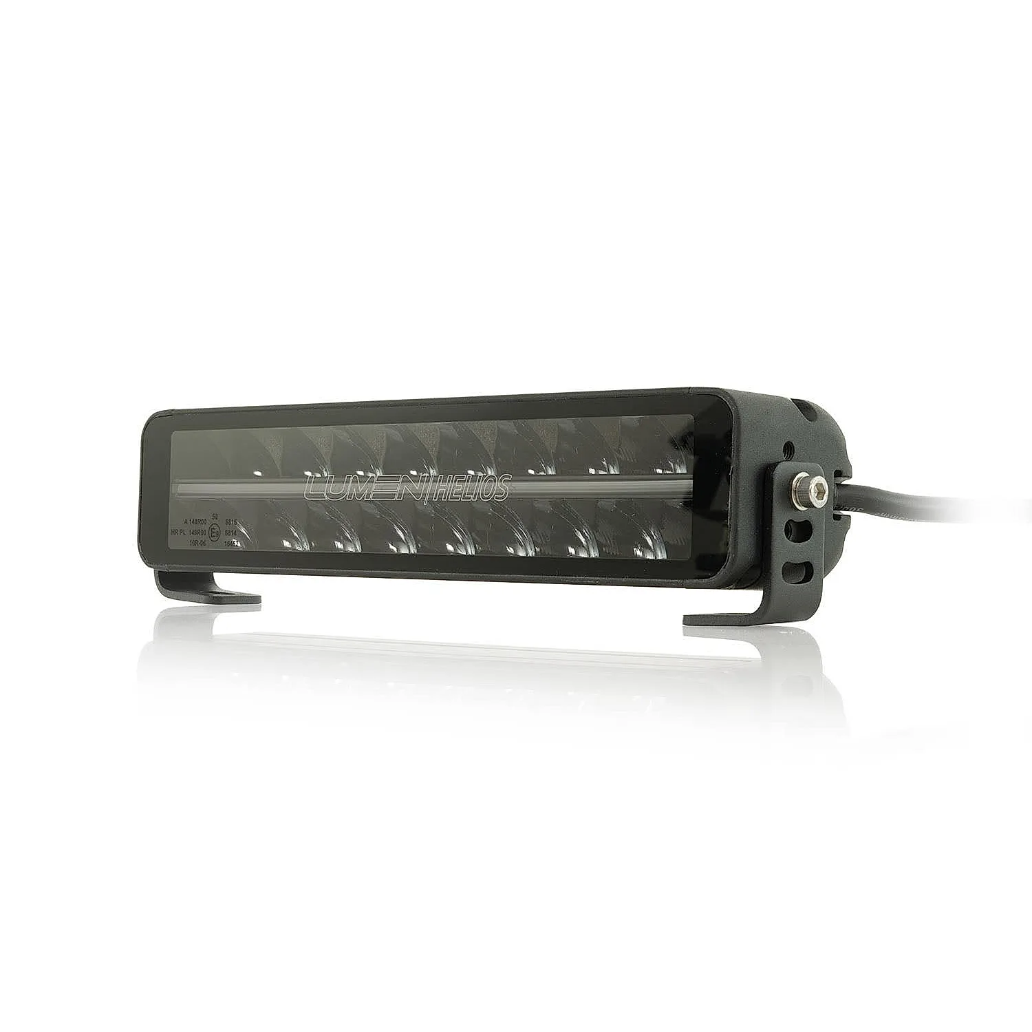Lumen Helios DX10 – viistosta, positiovalo sammutettuna